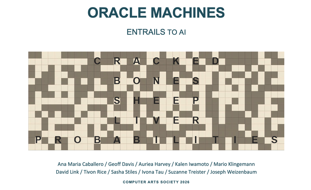 Oracle Machines exhibition catalogue (2026)