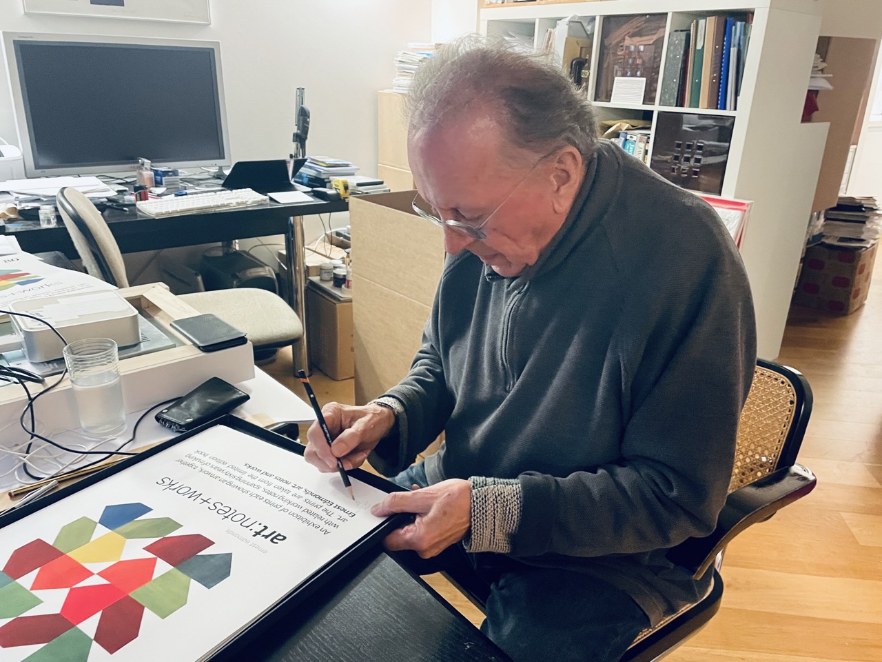 Ernest Edmonds Print Signing